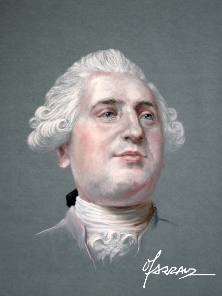 Louis XVI,
roi de France, 1754-1793 -
pastels secs - 65 x 50 cm